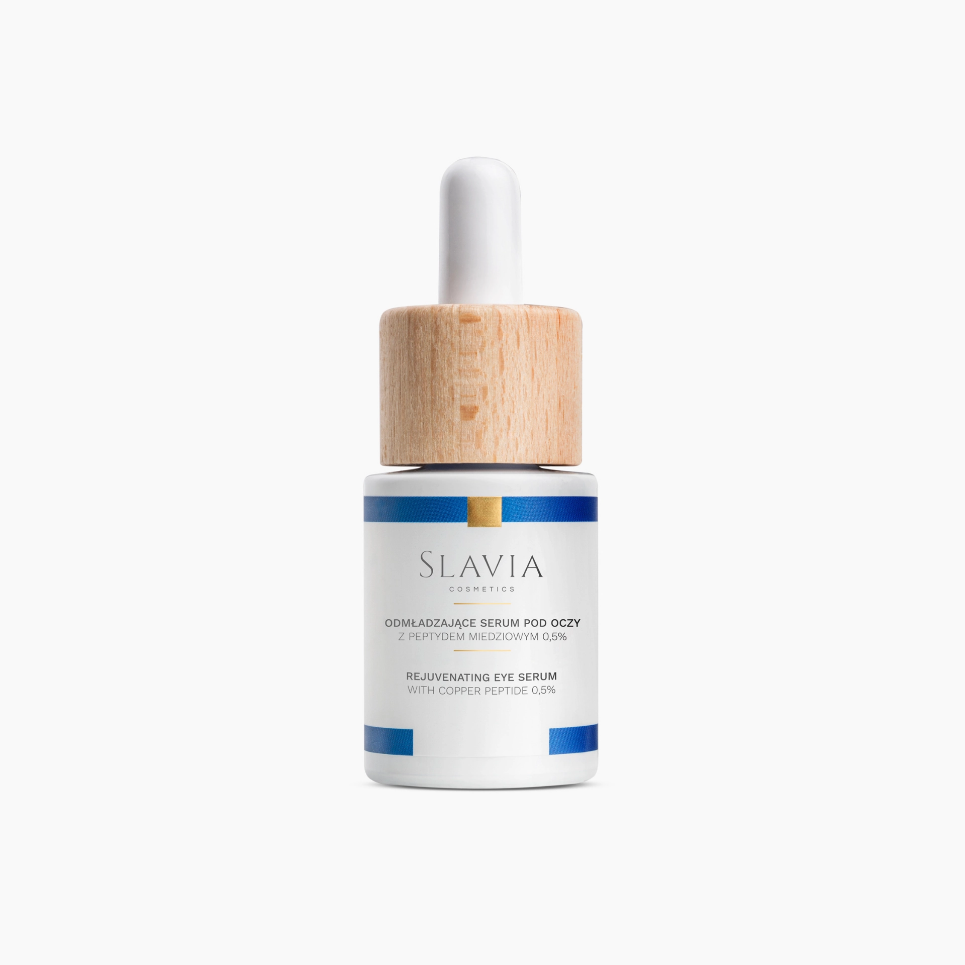 Odmładzające serum pod oczy z peptydem miedziowym - 15 ml